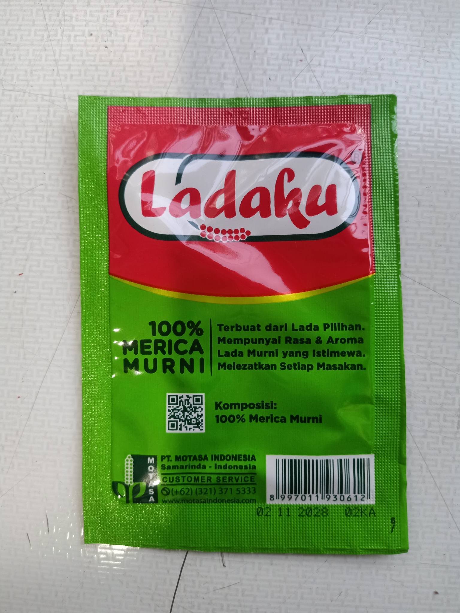 Ladaku merica bubuk sachet 3gr