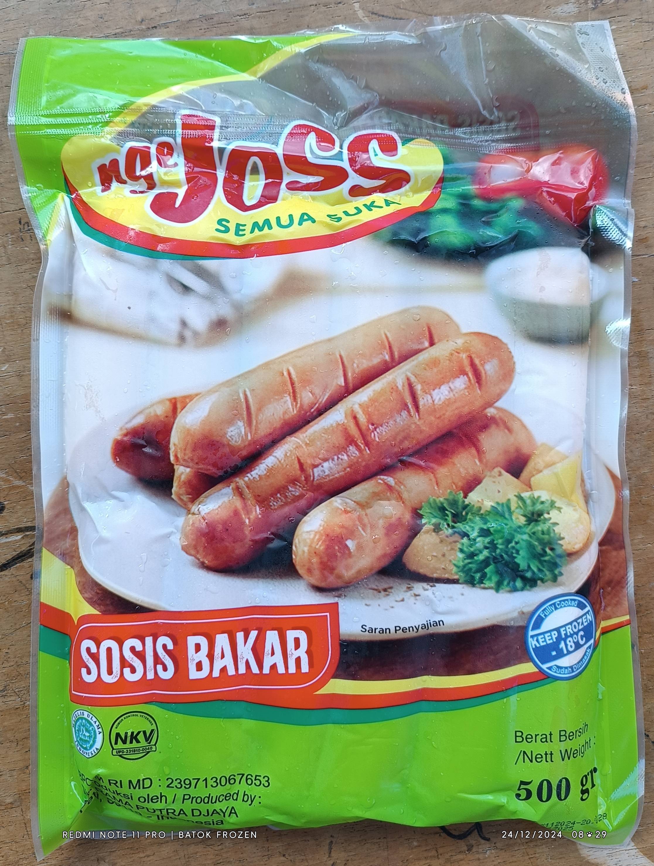 Sosis Bakar Joss 500gr