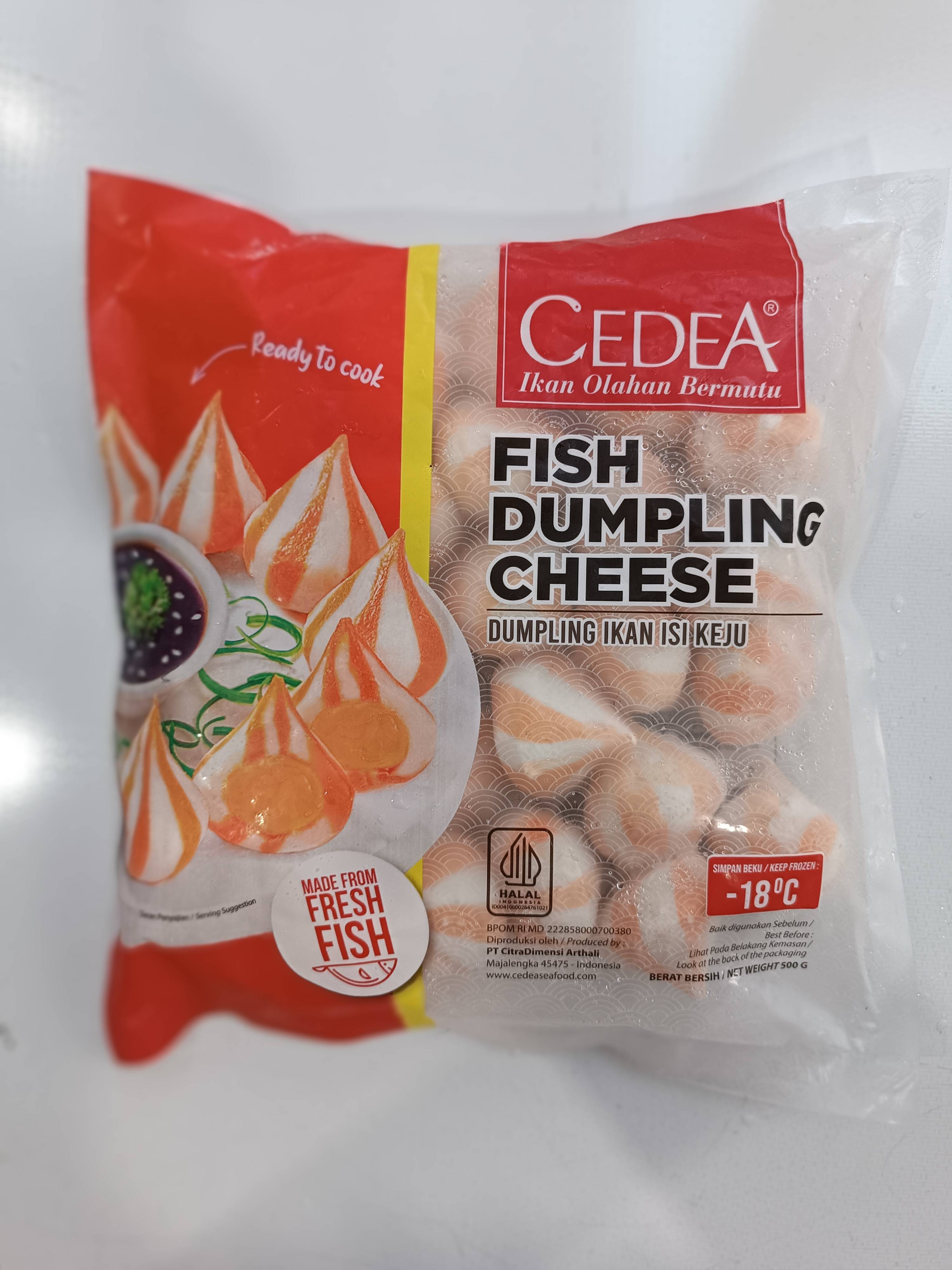 Cedea Fish Dumpling Chessee 500gr